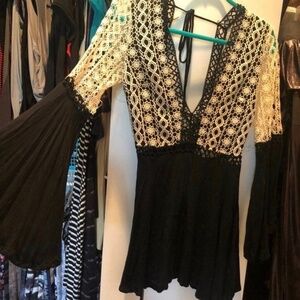 Angel Biba size 12 (SMALL 12) VERY SHORT DRESS or can wear as top